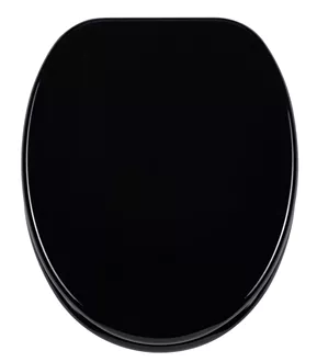 Siège de WC Bilbao Slow Down noir - MDF - FSC® 100%