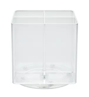 Schminkablage Pensa transparent 360° rotierend